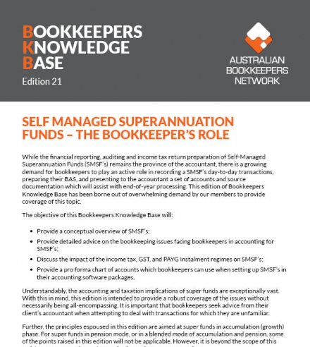 Edition 21 - Self-Managed Super Funds (SMSF)
