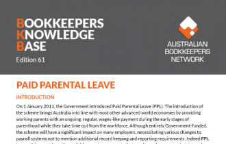 Edition 61 - Paid Parental Leave (PPL)