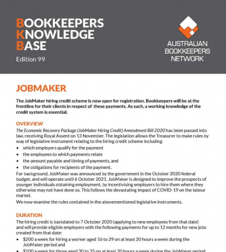 Edition 99 - JobMaker