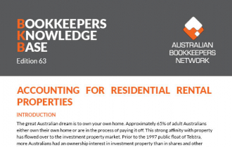 Edition 63 - Accounting for Residential Rental Properties