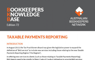 Edition 72 - Taxable Payments Reporting