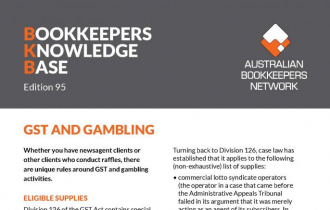 Edition 95 - GST and Gambling