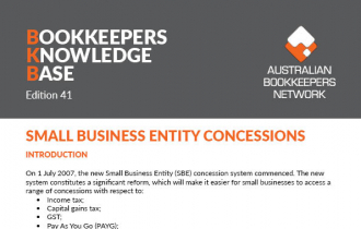 Edition 41 - The Small Business Concessions
