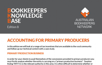 Edition 08 - Accounting for Primary Producers