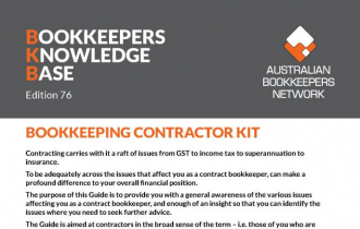 Edition 76 - Bookkeeping Contractor Kit (Special Edition)