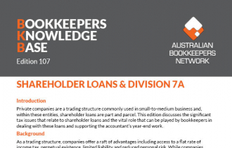 BKB Edition 107 - Shareholder Loans & Division 7A