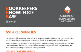 Edition 24 - GST-free Supplies