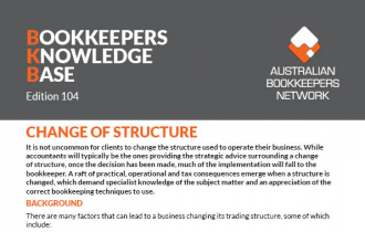 BKB Edition 104 - Changes of Structure