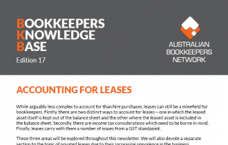 Edition 17 - Accounting for Leases
