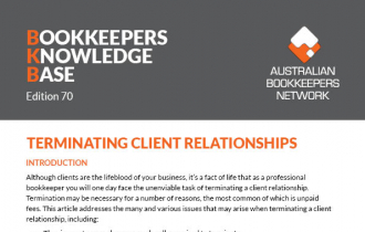 Edition 70 - Terminating Client Relationships